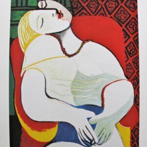 Pablo Picasso Estate Signed Art Collection  Piece "THE DREAM" Ltd giclee